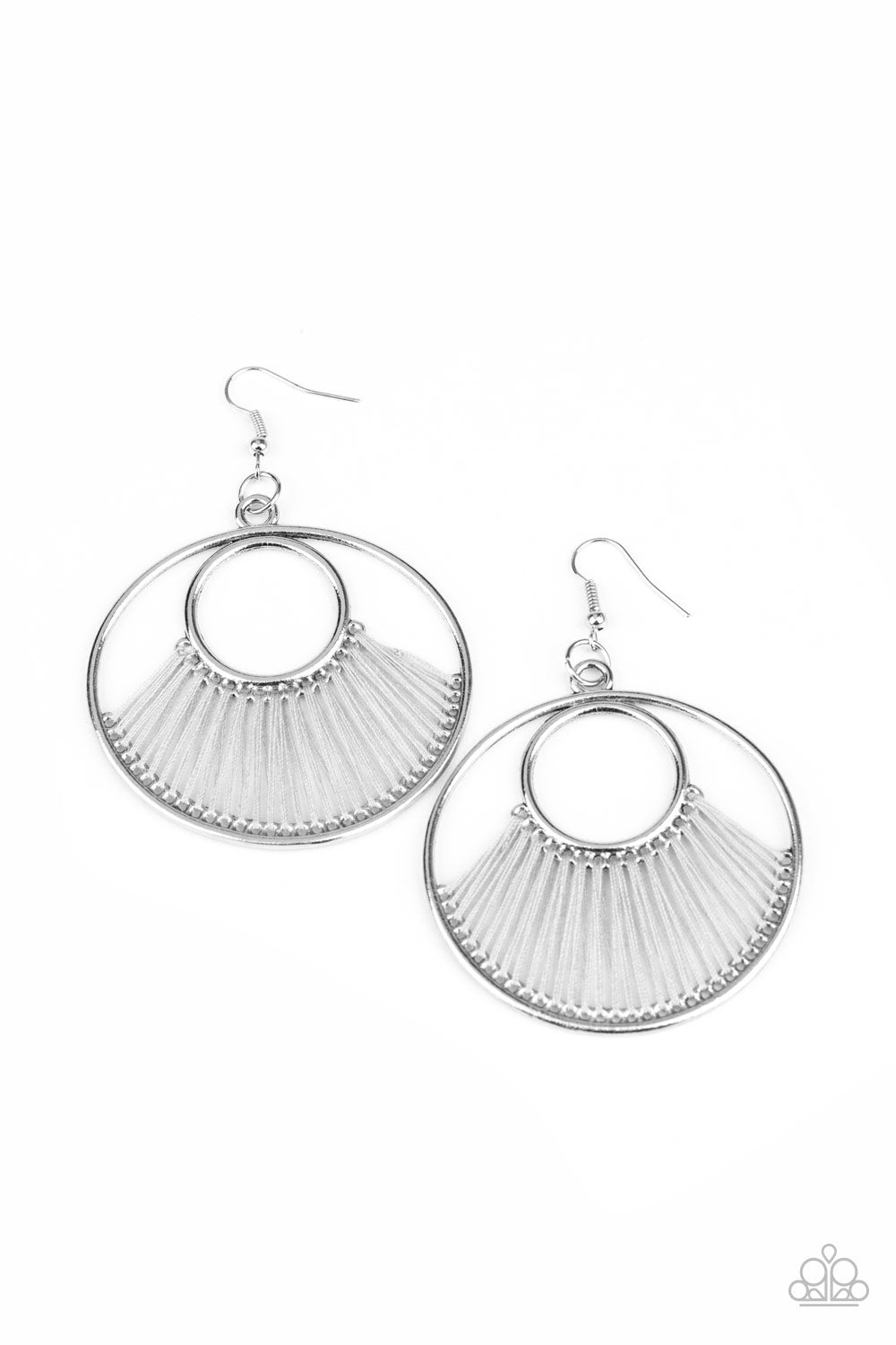 Paparazzi - Really High-Strung - Silver Earrings O/D # 101