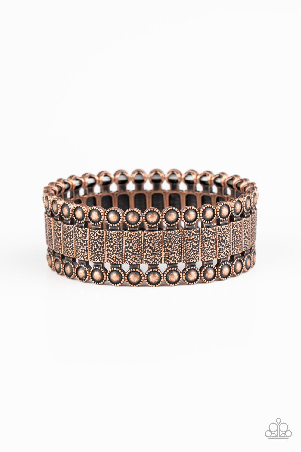 Paparazzi - Rustic Rhythm - Copper Bracelets #1060