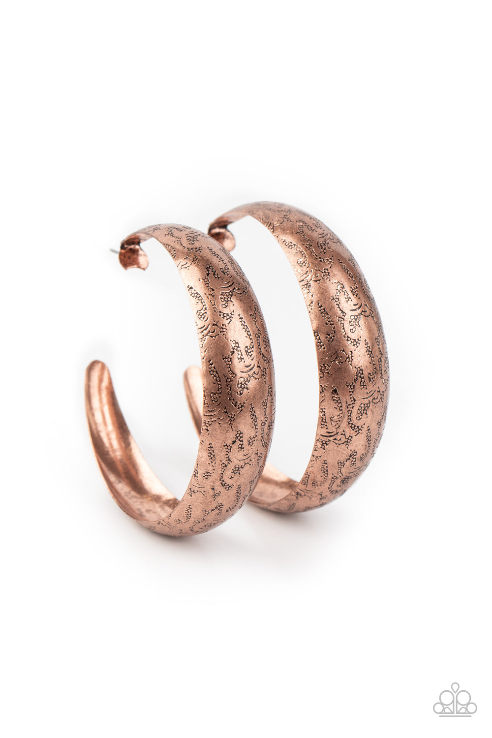 Paparazzi - Sahara Sandstorm - Copper Earrings #1022