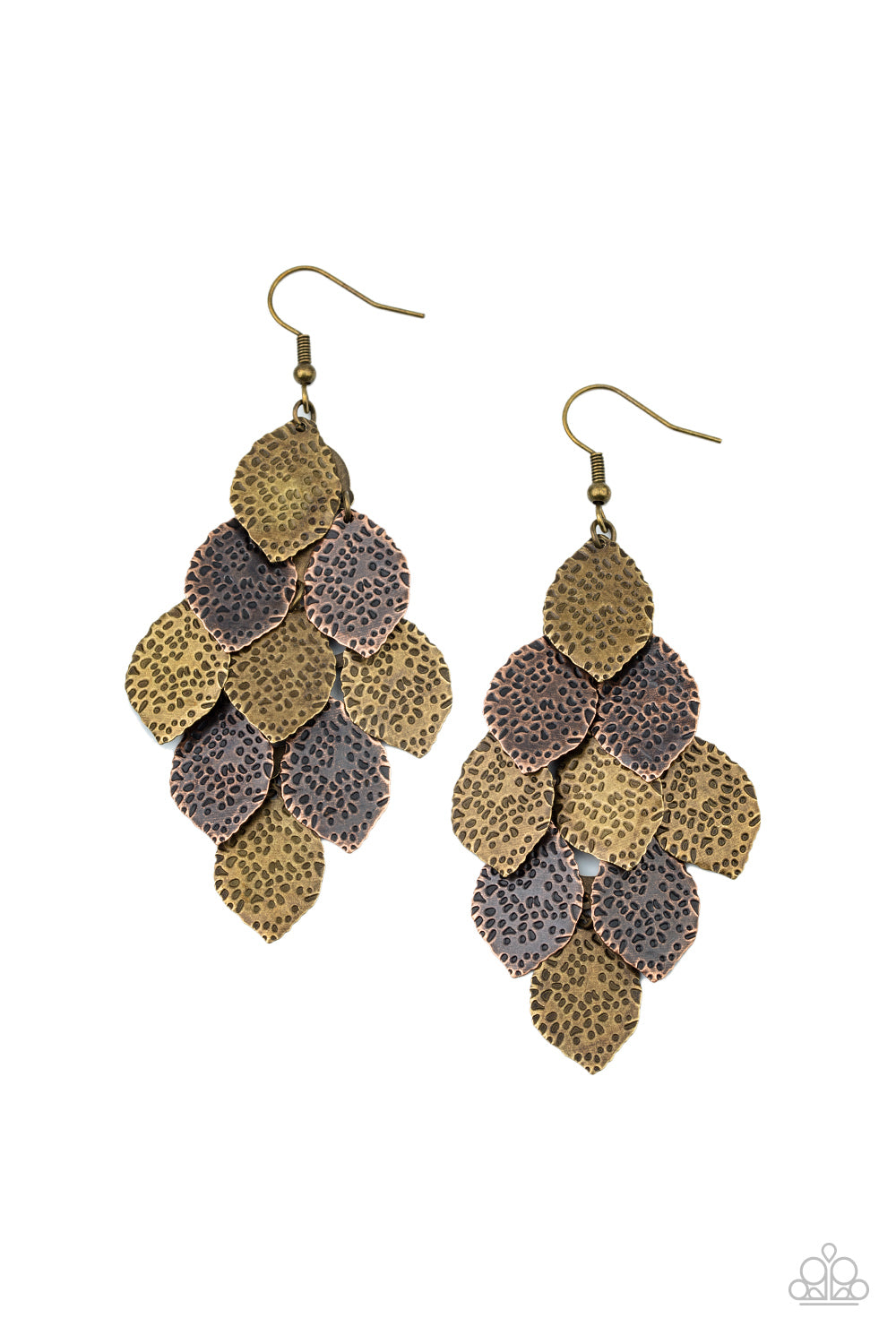Paparazzi - Loud and Leafy - Multi Earrings #0731