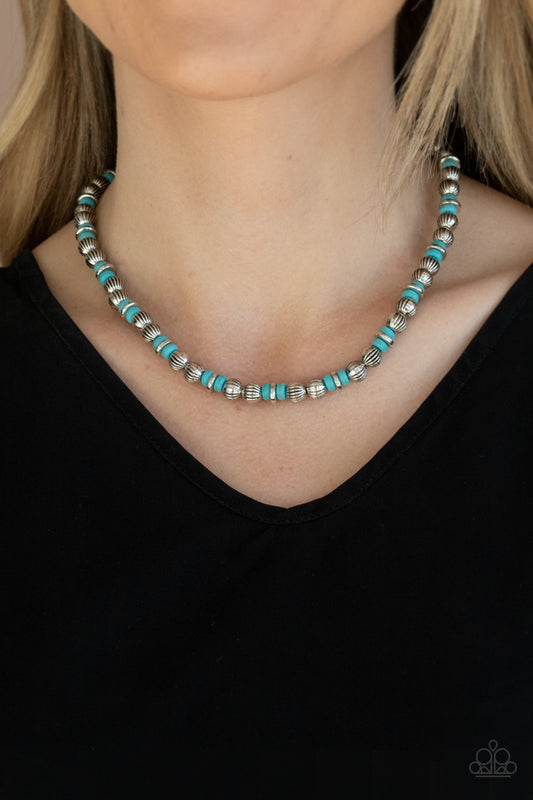 Paparazzi - ZEN You Least Expect It - Blue Necklaces ##0290