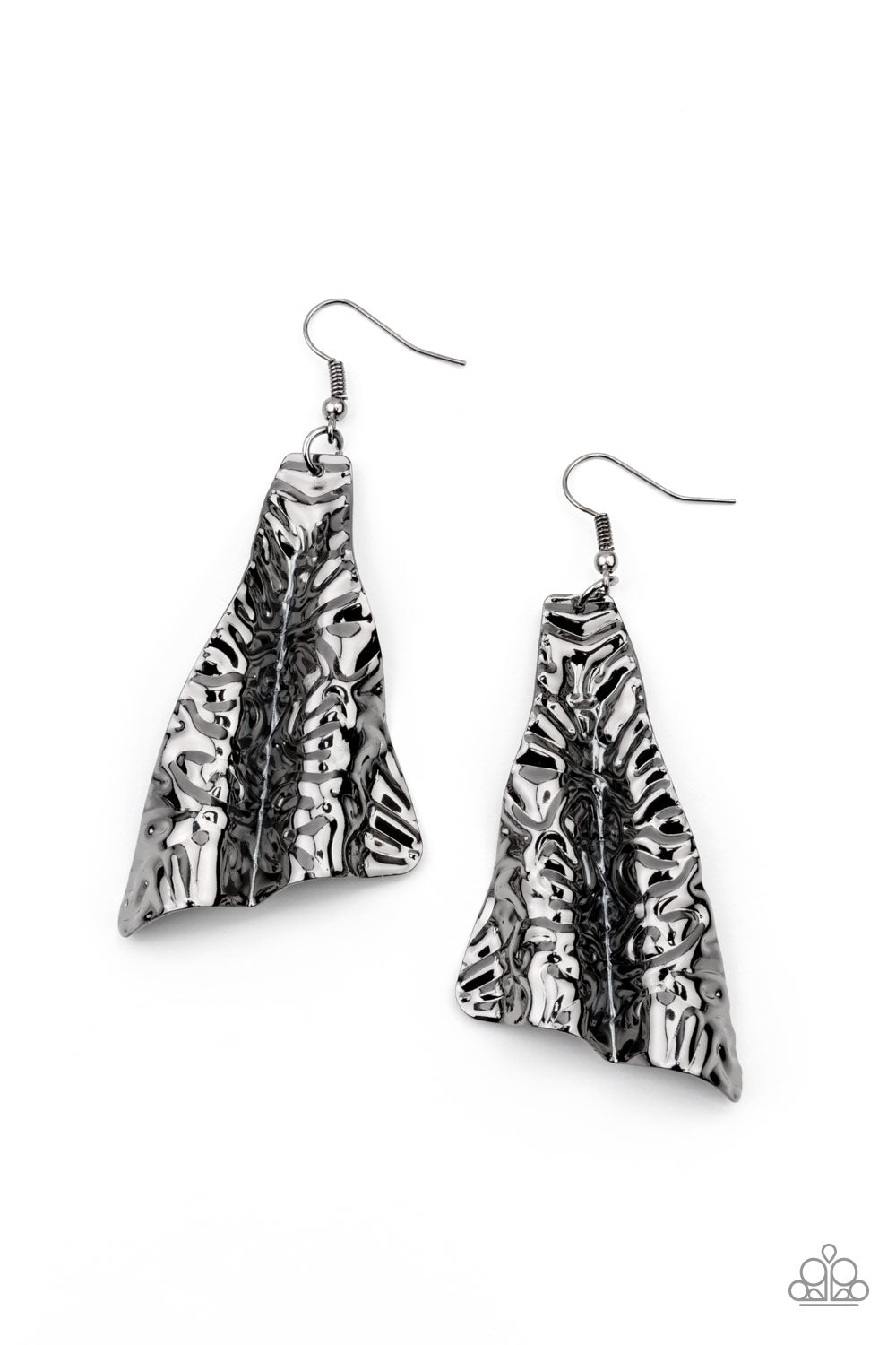 Paparazzi Accessories - How FLARE You! - Black Earrings #0720