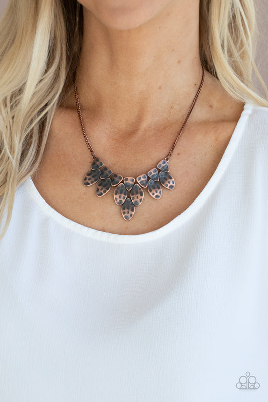 Paparazzi - Rustic Smolder - Copper Necklace #1693