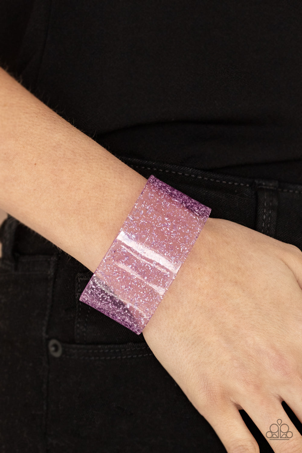 Paparazzi - Snap, Crackle, Pop! - Purple Bracelet #1081