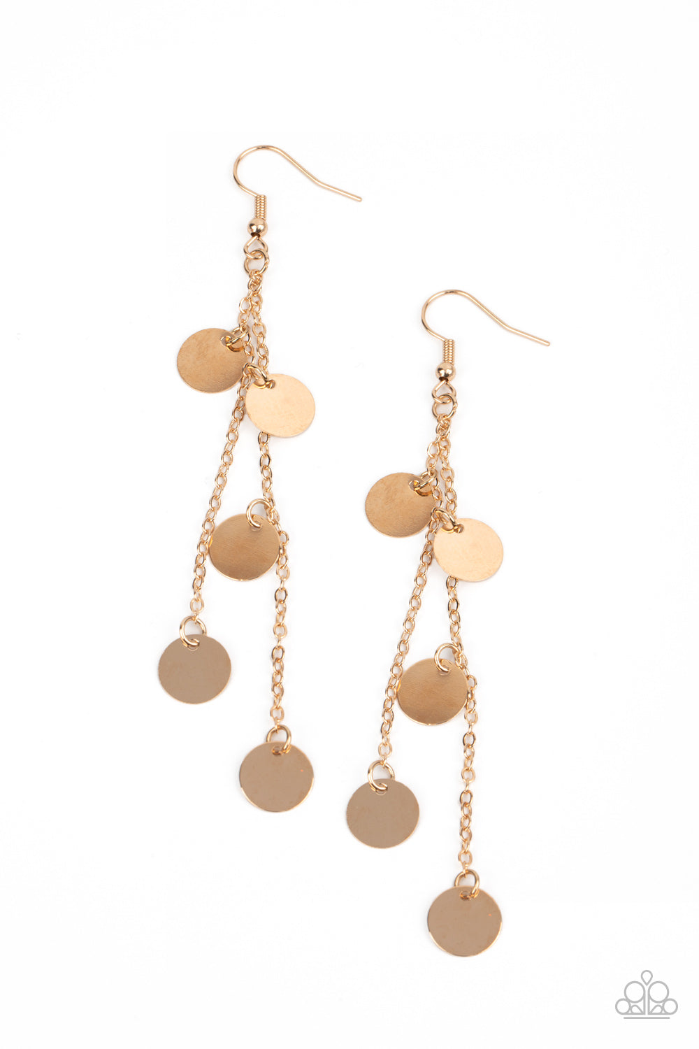 Paparazzi - Take A Good Look - Gold Earrings #0646