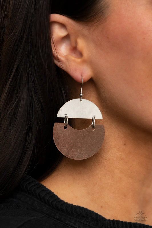 Paparazzi - Watching The Sunrise - Copper Earrings #0707