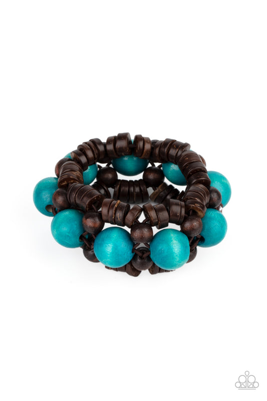 Paparazzi - Tropical Temptations - Blue Bracelets #1117