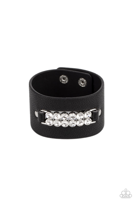 Paparazzi - Runway Rebellion - Black Bracelet #U202