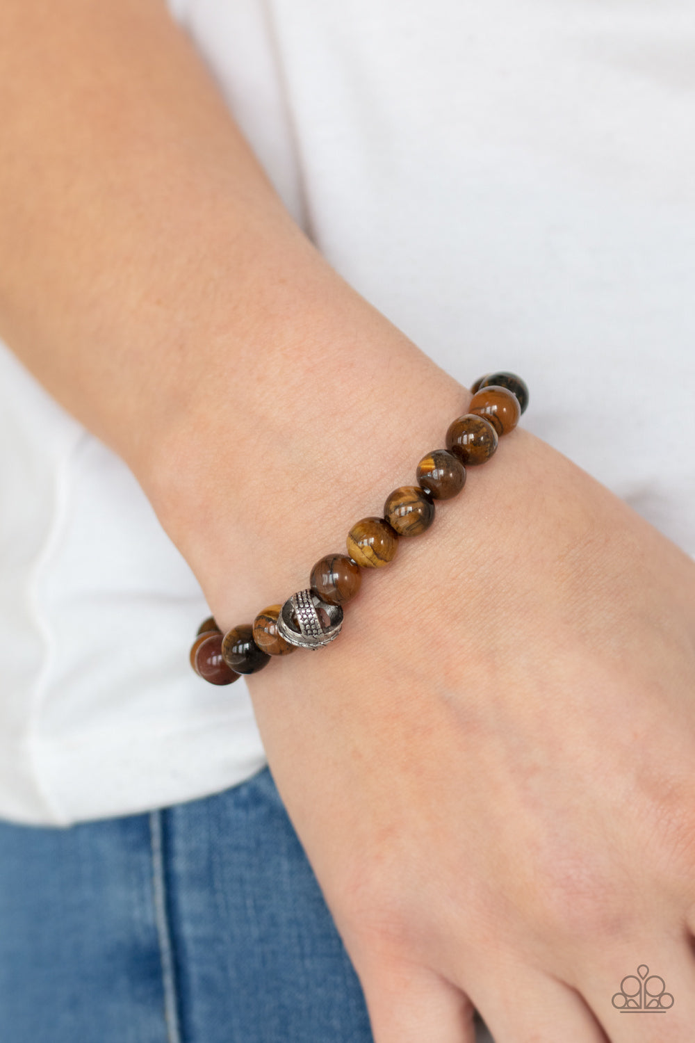 Paparazi - ZEN Commandments - Brown Bracelet  O/D #069