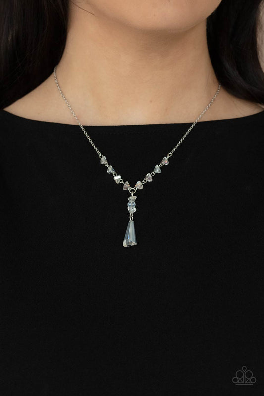 Paparazzi Olympian Oracle - White Necklace #1675