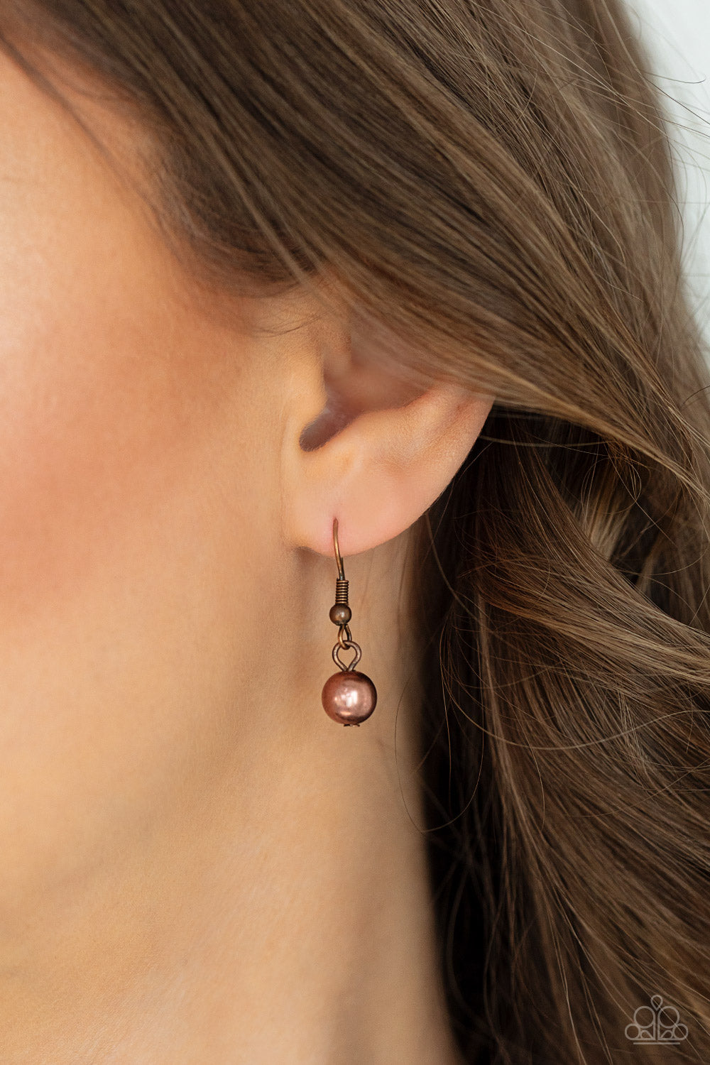 Paparazzi Accessories - Beaded Beacon - Copper Necklace #0126