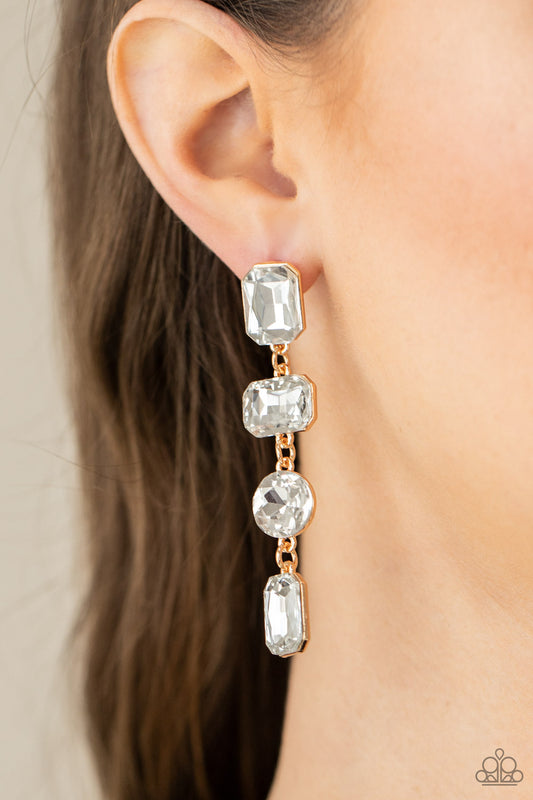 Paparazzi - Cosmic Heiress - Gold Earrings #0618