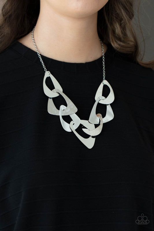 Paparazzi - Guide To The Galaxy - Silver Necklace #0399