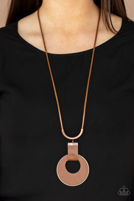 Paparazzi Accessories - Luxe Crush - Copper Necklace #0371
