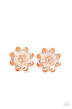 Paparazzi - Water Lily Love - Rose Gold Earrings #0717