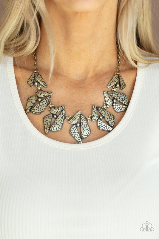 Paparazzi - Extra Expedition - Brass Necklaces #1564