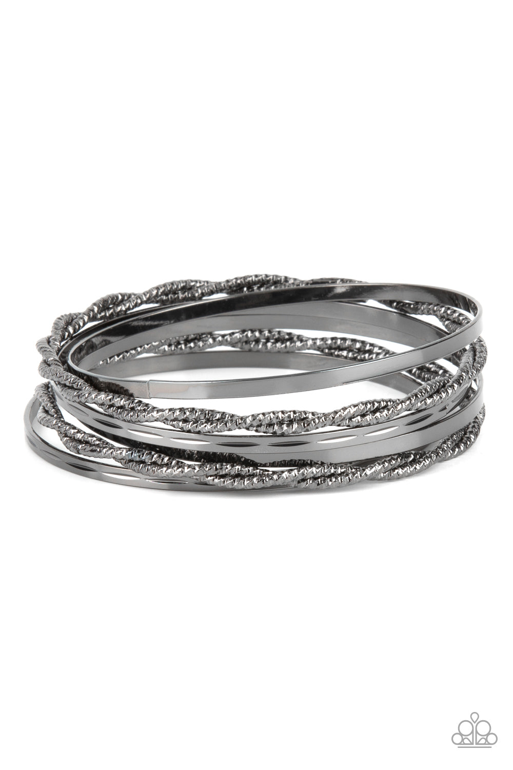 Paparazzi - Sensational Shimmer - Black Bracelets #1160