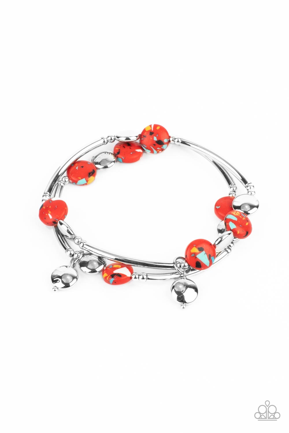 Paparazzi - Terrazzo Territory - Red Bracelet #0979