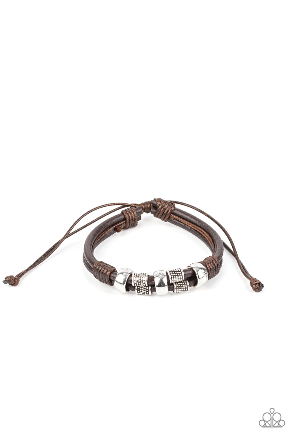 Paparazzi Accessories - Urban Cattle Drive - Brown Bracelet #1000