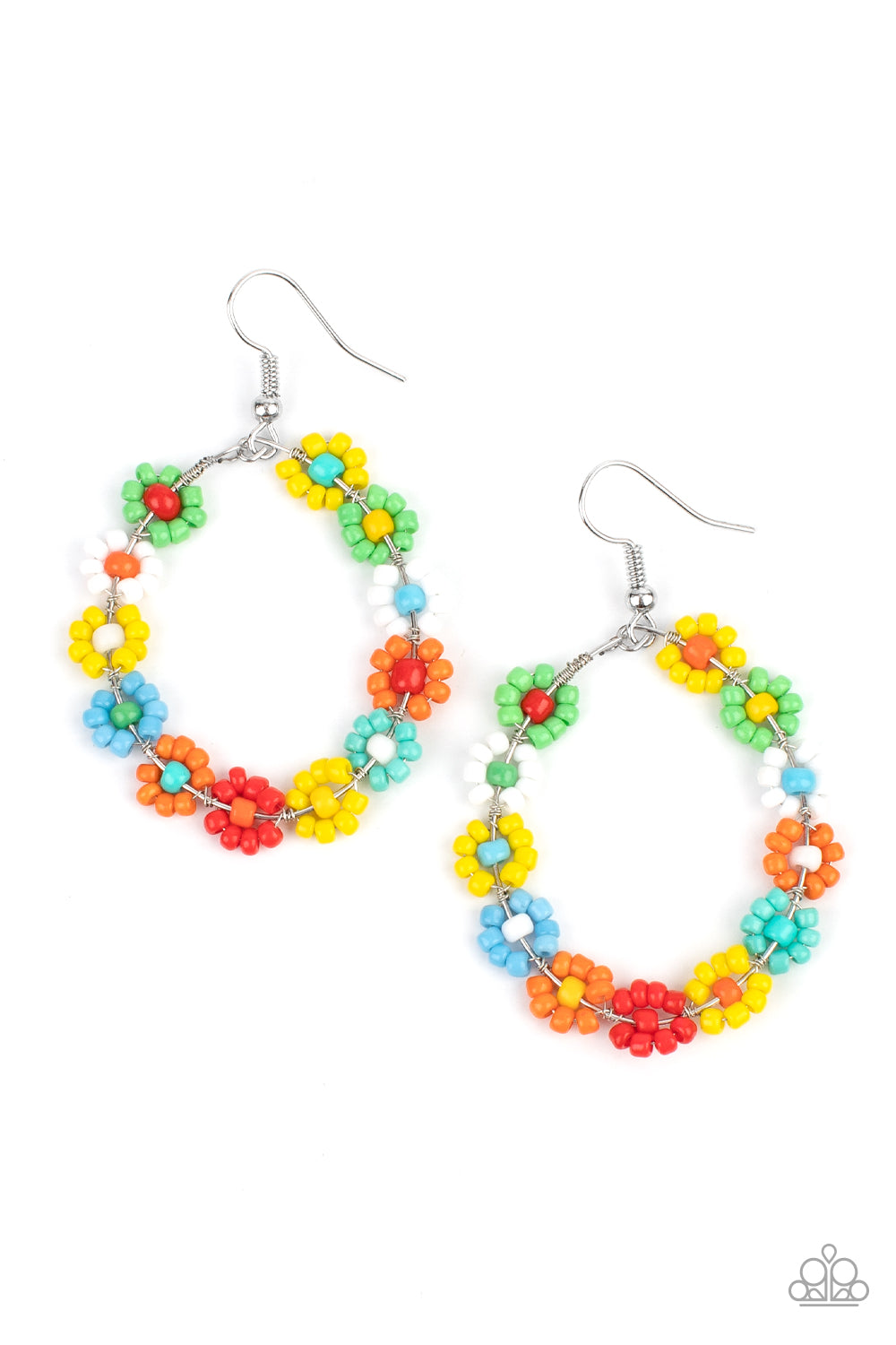 Paparazzi - Festively Flower Child - Multi Earrings #0630