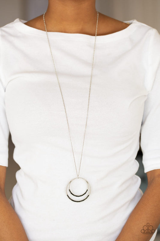 Paparazzi - Front and EPICENTER - Black Necklace #0002
