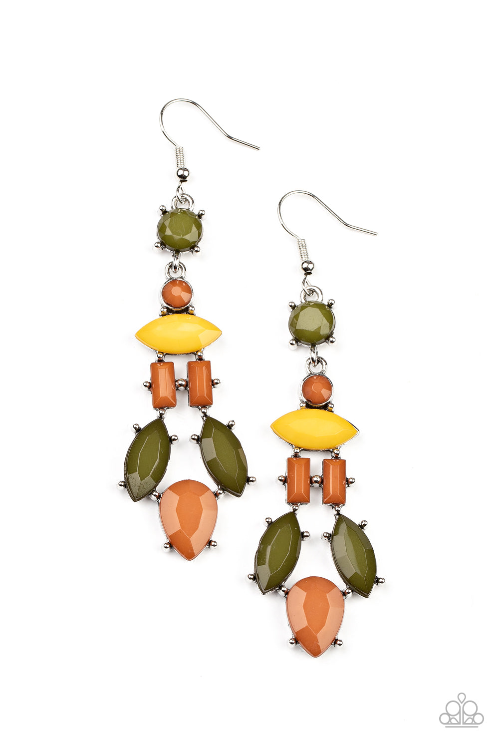 Paparazzi - Visually Vivacious - Multi Earrings #1282