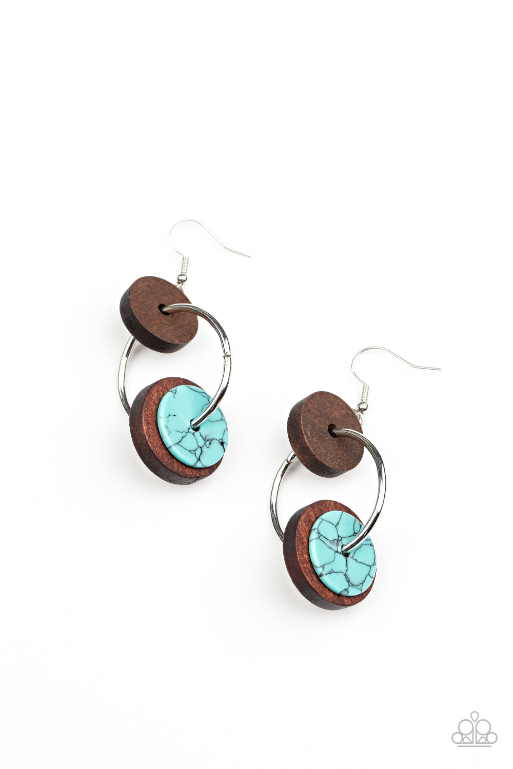 Paparazzi Artisanal Aesthetic - Blue Earrings #0933