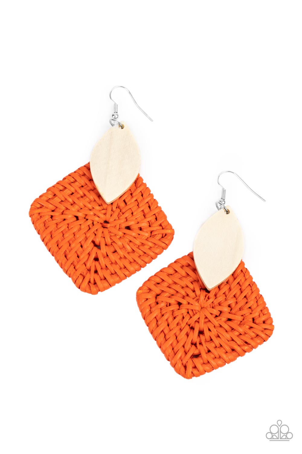 Paparazzi - Sabbatical WEAVE - Orange Earrings #1747