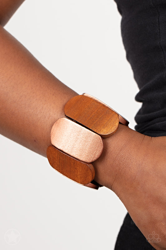 Paparazzi - Natural Nirvana - Copper Bracelets #1148