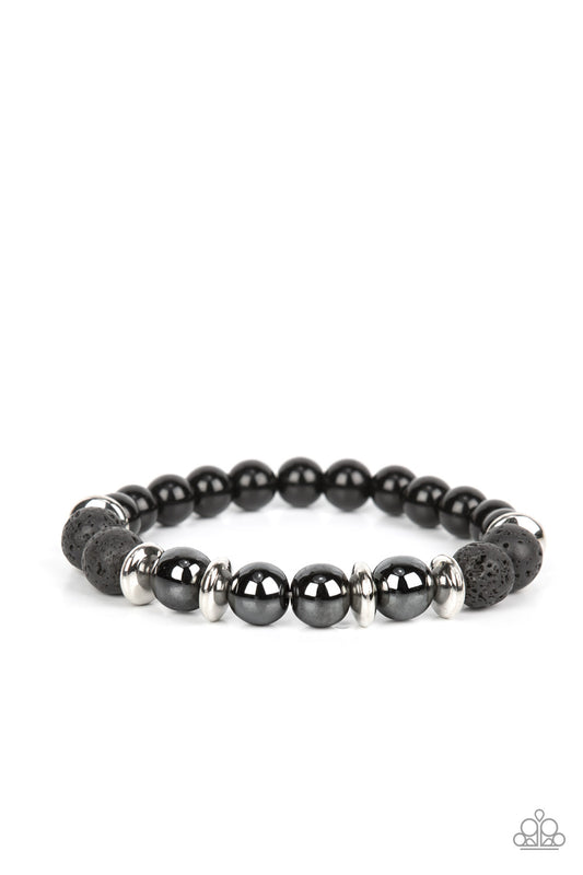 Paparazzi - Mega Metamorphic - Black Bracelet #1015