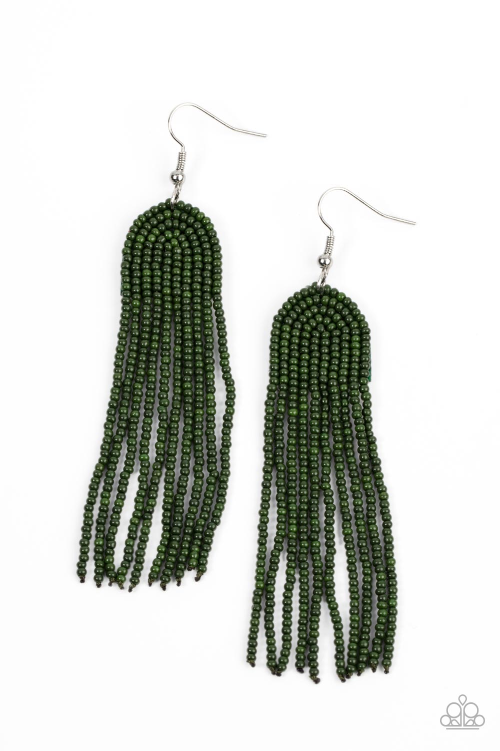 Paparazzi - Right as RAINBOW - Green Earrings #1905