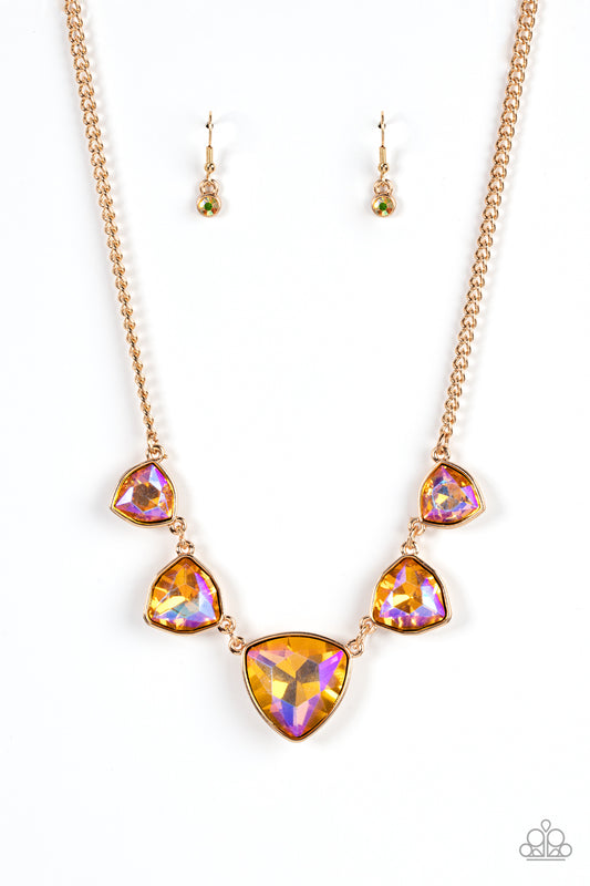 Paparazzi - Cosmic Constellations - Gold Necklace #1518