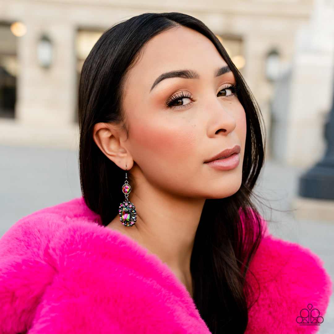 Paparazzi - Capriciously Cosmopolitan - Multi Earrings #1948