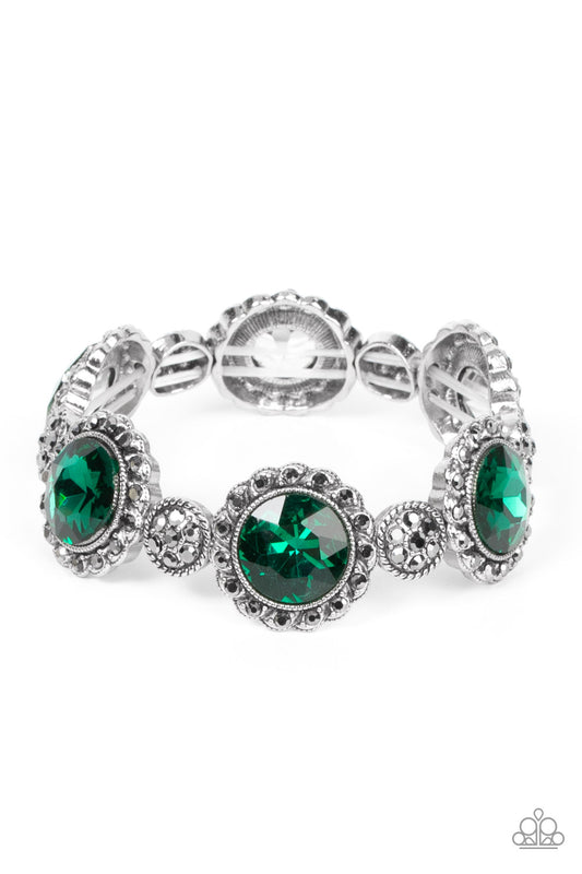 Paparazzi - Palace Property - Green Bracelets #B62