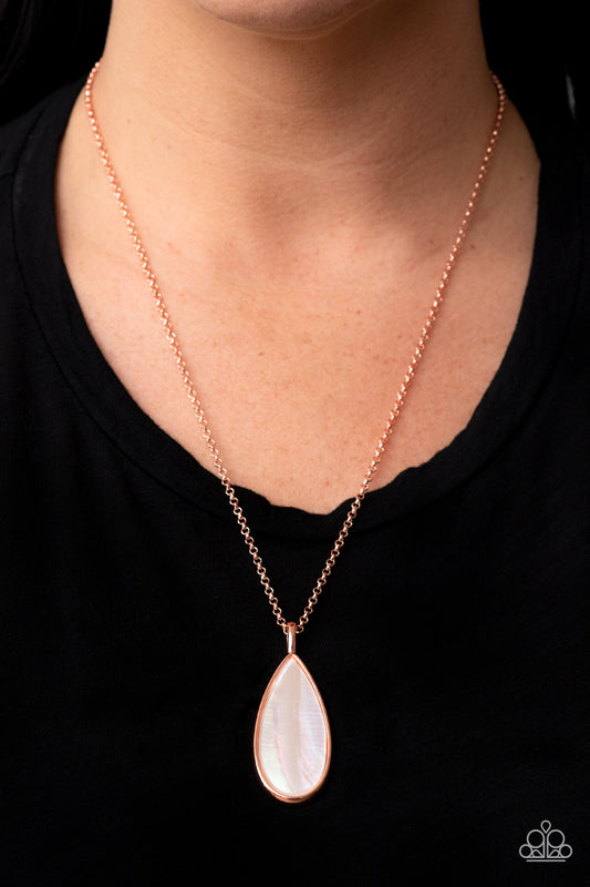 Paparazzi - Yacht Ready - Copper Necklace #1610