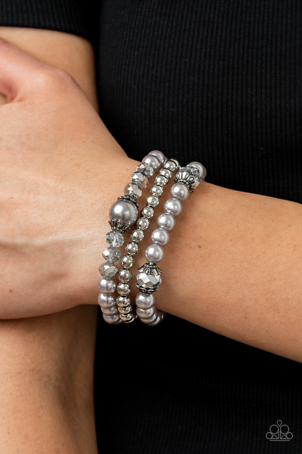 Paparazzi - Positively Polished - Silver Bracelets #1078
