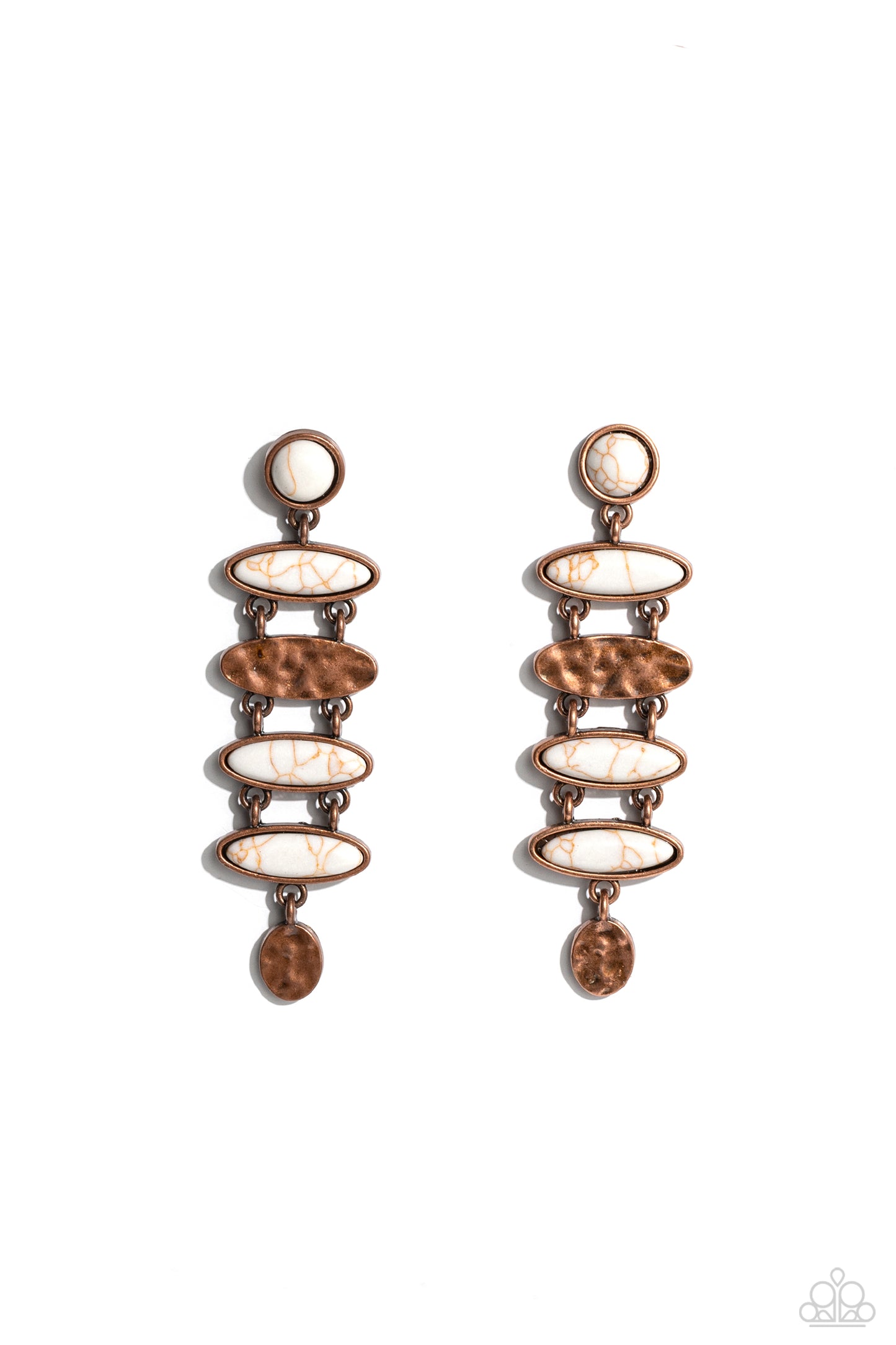 Paparazzi - Rustic Reverie - Copper Earrings #2223