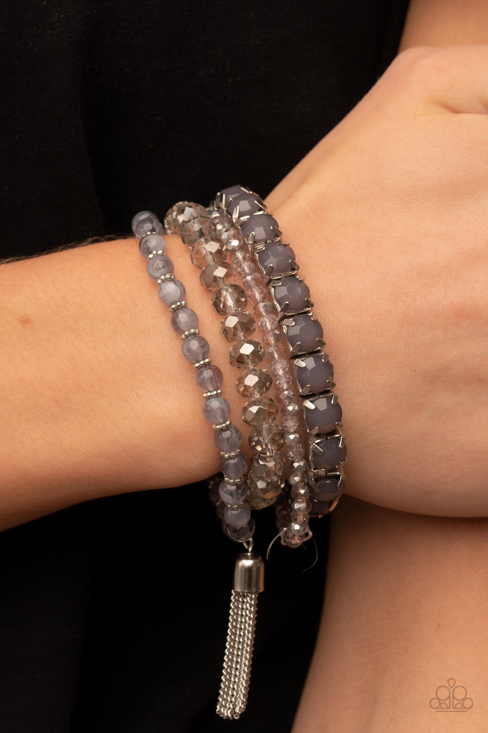 Paparazzi - Day Trip Trinket - Silver Bracelets #1074