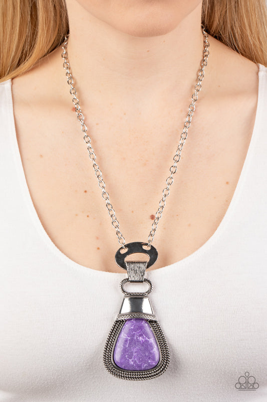 Paparazzi - Rodeo Royale - Purple Necklace #1440