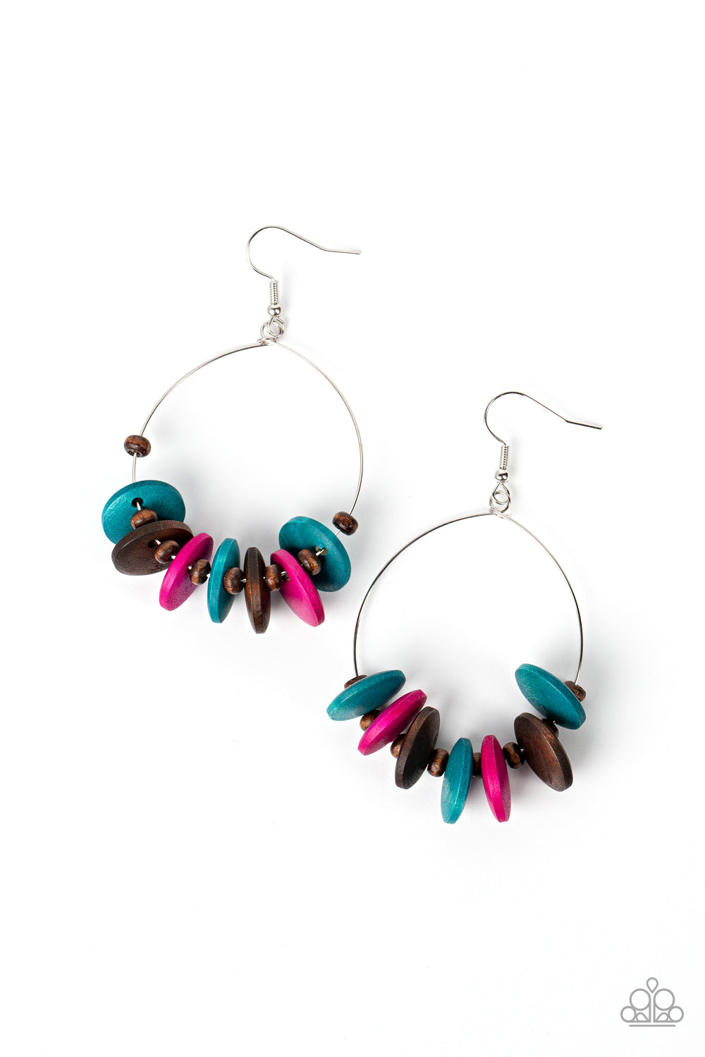Paparazzi - Surf Camp - Multi Earrings #2042