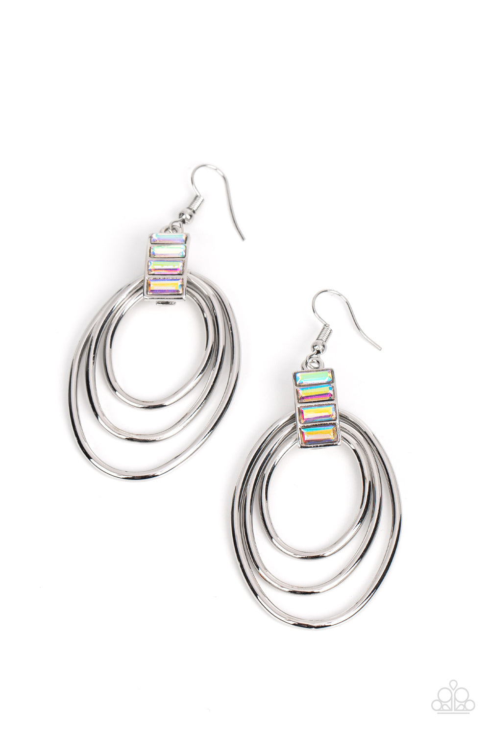 Paparazzi - Intergalactic Glamour - Multi Earrings #1278