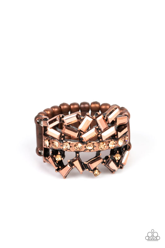 Paparazzi - Scattered Sensation - Copper Rings #R103