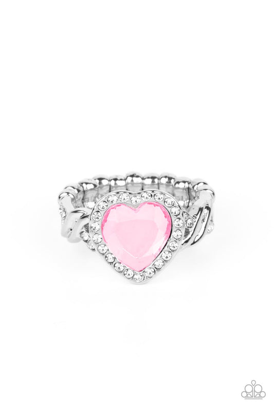 Paparazzi - Committed to Cupid - Pink Rings #R111