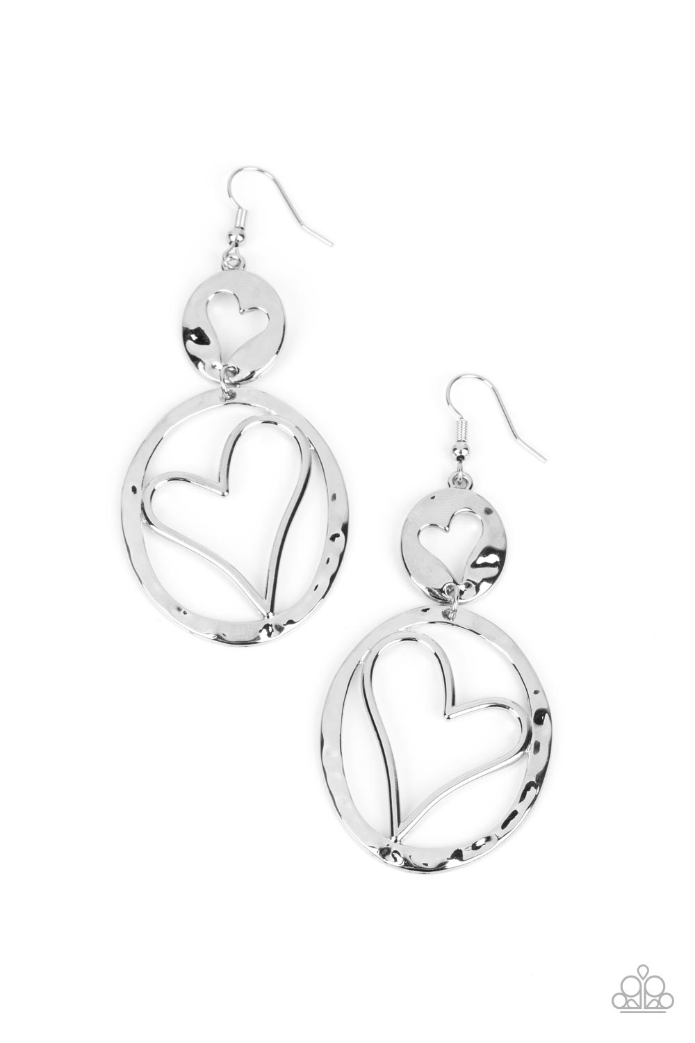Paparazzi - Enchanting Echo - Silver Earrings #1794
