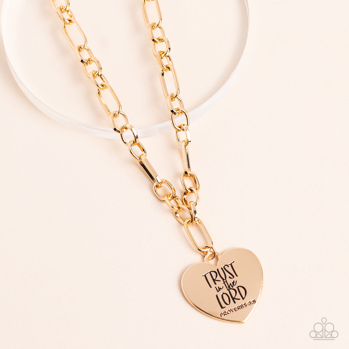Paparazzi- - Perennial Proverbs - Gold Necklaces #1386