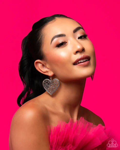 Paparazzi - Fairest in the Land - Silver Earrings #2026