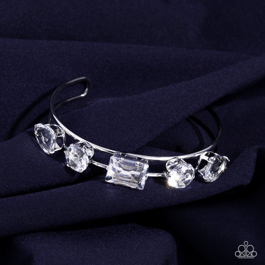 Paparazzi - Uniquely Untapped - White Bracelet #1227