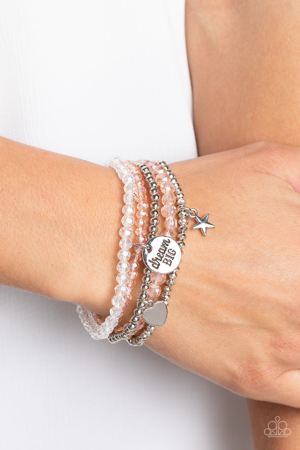 Paparazzi - Teenage DREAMER - Orange Bracelets #1157