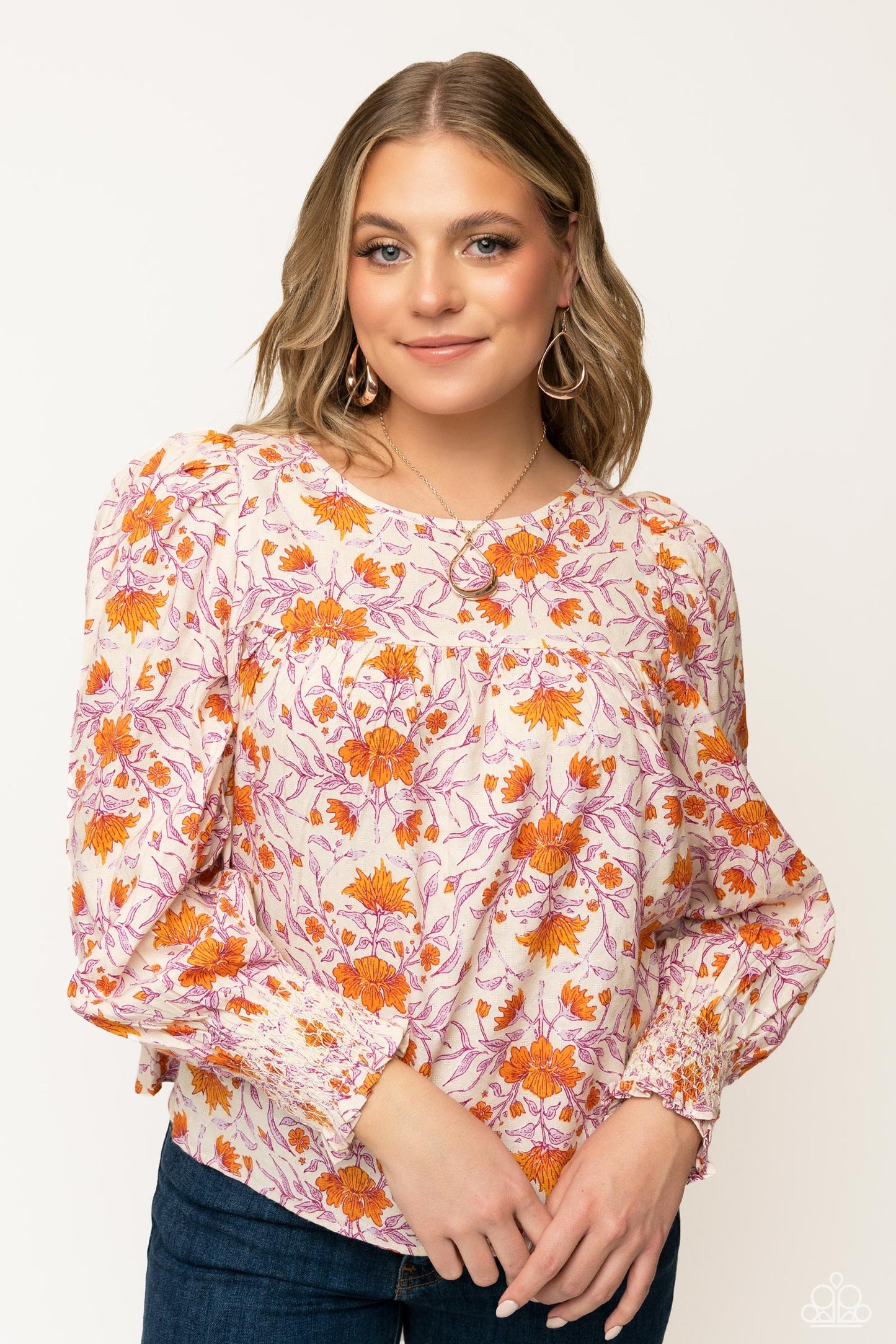 Paparazzi - Subtle Solstice - Rose Gold Earrings #2241