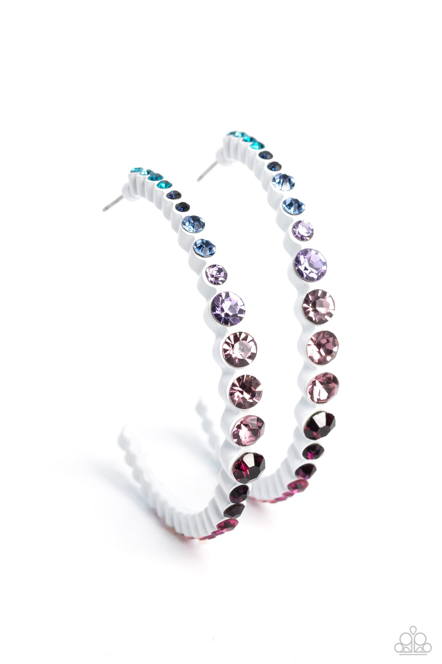 Paparazzi - Gossip CURL - Multi Earrings #2016